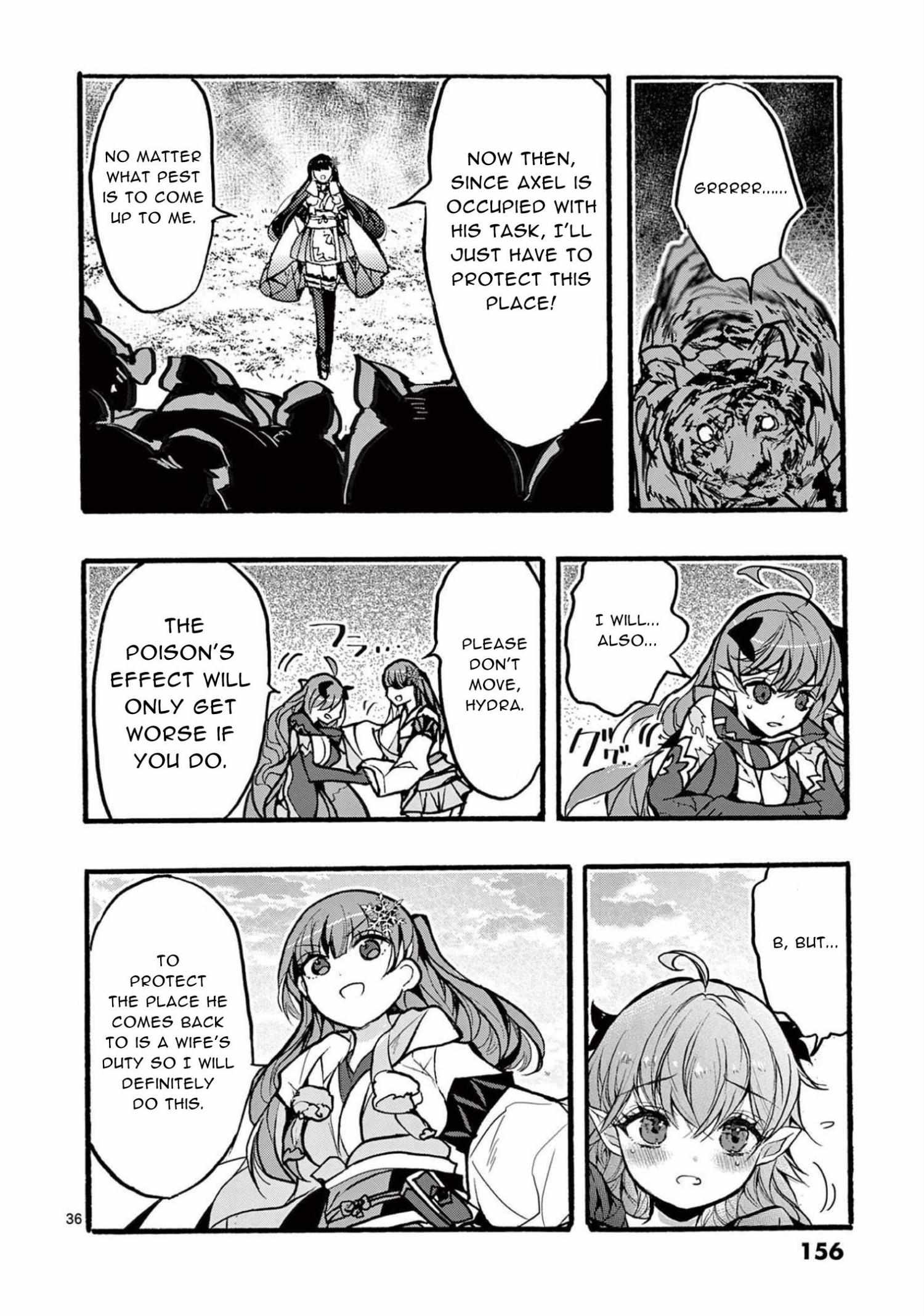 Saikyo Shoku  Kara Shokyu Shoku  Ni Nattano Ni, Naze Ka Yushatachi Kara Tayoraretemasu Chapter 32 page 36 - 