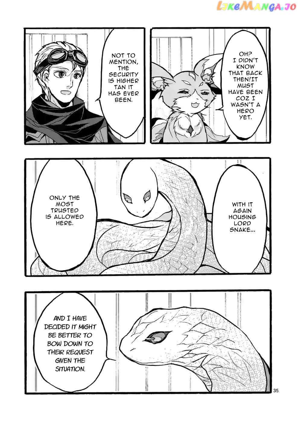 Saikyo Shoku  Kara Shokyu Shoku  Ni Nattano Ni, Naze Ka Yushatachi Kara Tayoraretemasu Chapter 37 page 34 - 