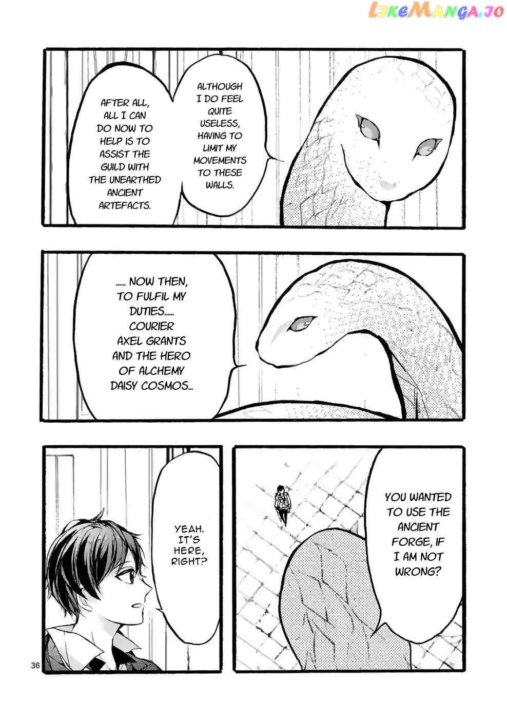 Saikyo Shoku  Kara Shokyu Shoku  Ni Nattano Ni, Naze Ka Yushatachi Kara Tayoraretemasu Chapter 37 page 35 - 