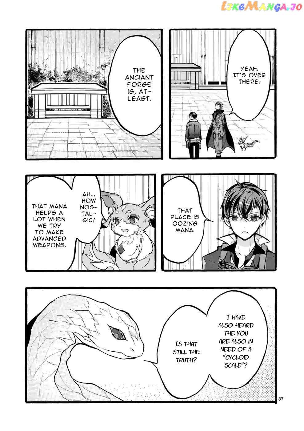 Saikyo Shoku  Kara Shokyu Shoku  Ni Nattano Ni, Naze Ka Yushatachi Kara Tayoraretemasu Chapter 37 page 36 - 
