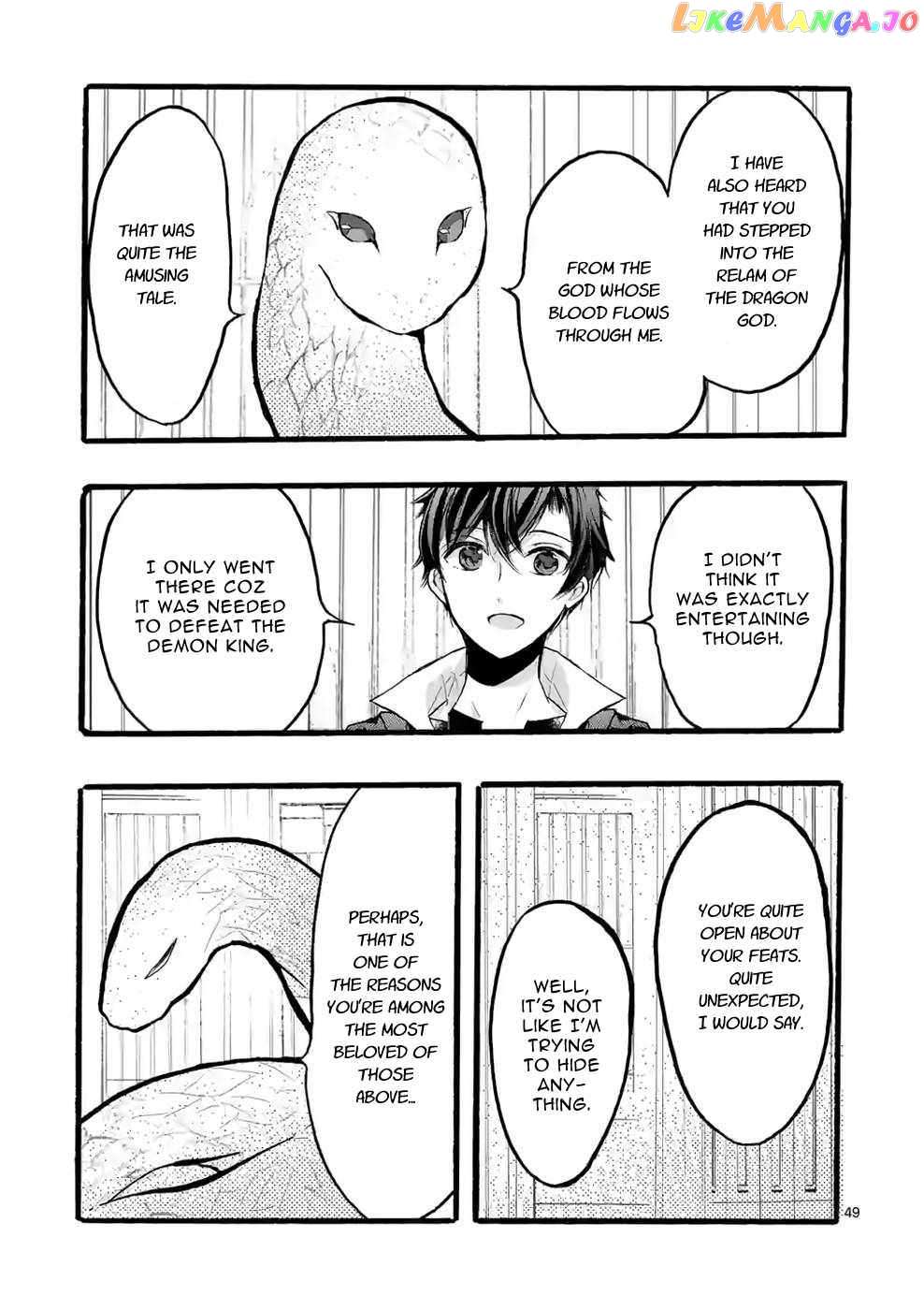 Saikyo Shoku  Kara Shokyu Shoku  Ni Nattano Ni, Naze Ka Yushatachi Kara Tayoraretemasu Chapter 37 page 48 - 