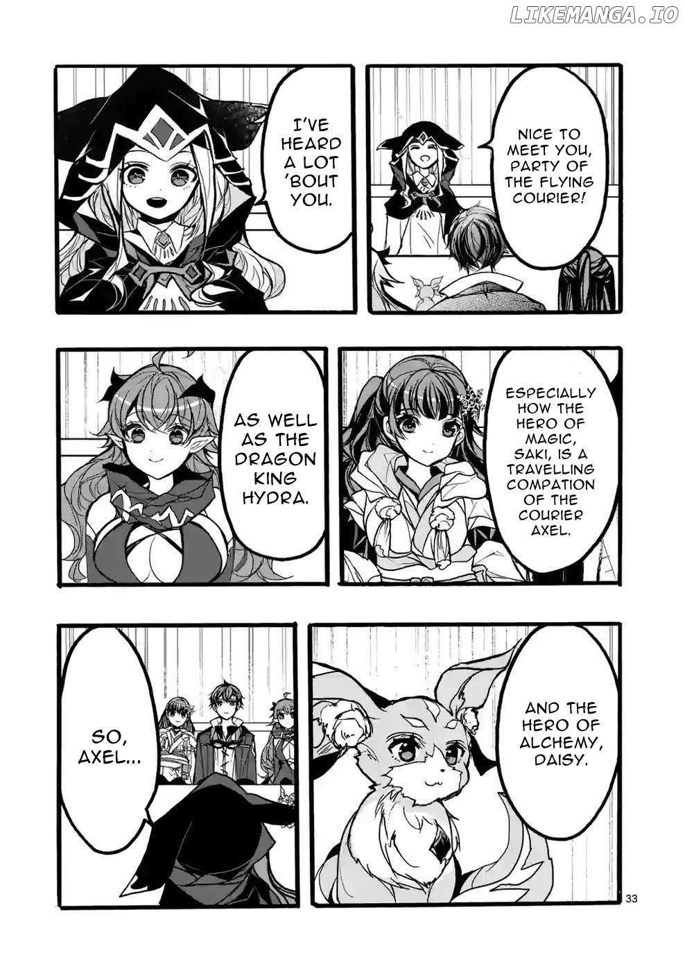 Saikyo Shoku  Kara Shokyu Shoku  Ni Nattano Ni, Naze Ka Yushatachi Kara Tayoraretemasu Chapter 41 page 34 - 