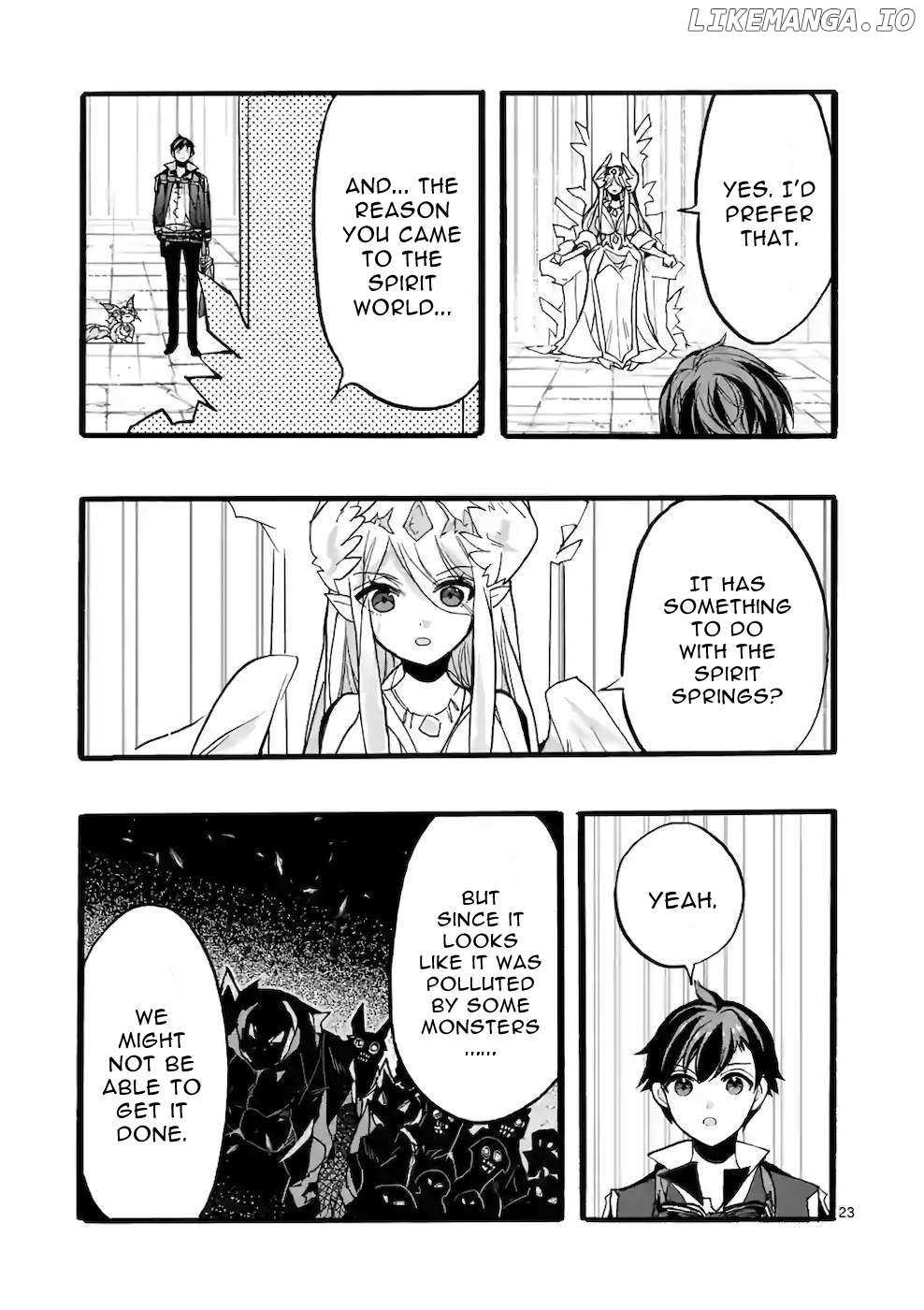 Saikyo Shoku  Kara Shokyu Shoku  Ni Nattano Ni, Naze Ka Yushatachi Kara Tayoraretemasu Chapter 44 page 23 - 