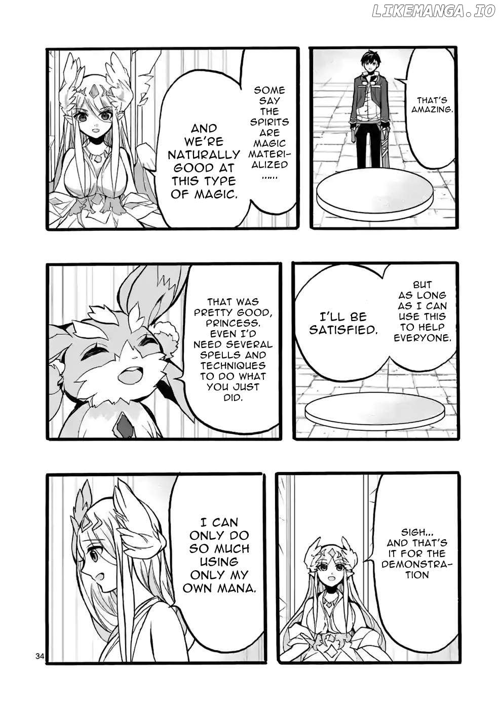 Saikyo Shoku  Kara Shokyu Shoku  Ni Nattano Ni, Naze Ka Yushatachi Kara Tayoraretemasu Chapter 44 page 34 - 