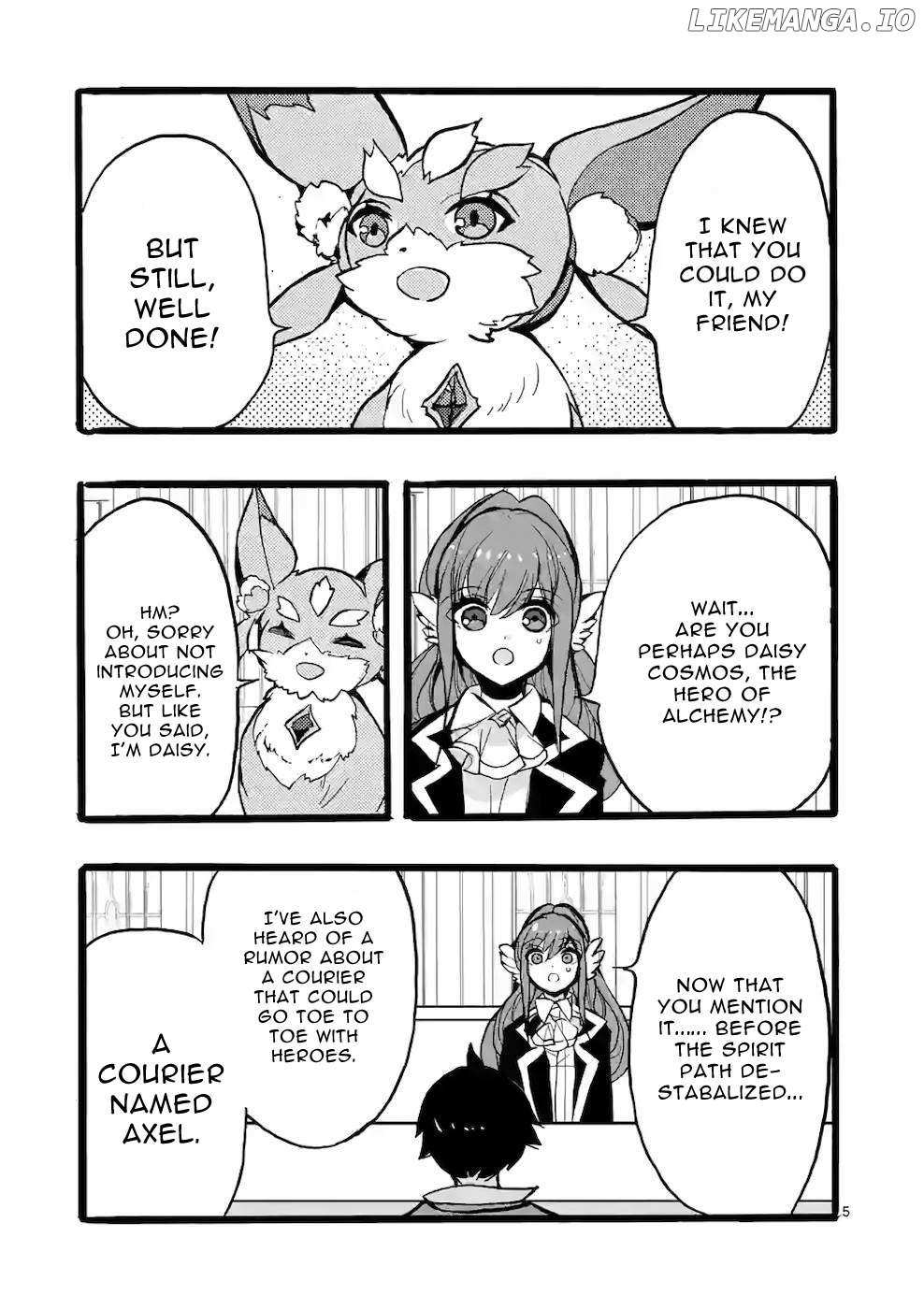 Saikyo Shoku  Kara Shokyu Shoku  Ni Nattano Ni, Naze Ka Yushatachi Kara Tayoraretemasu Chapter 44 page 5 - 