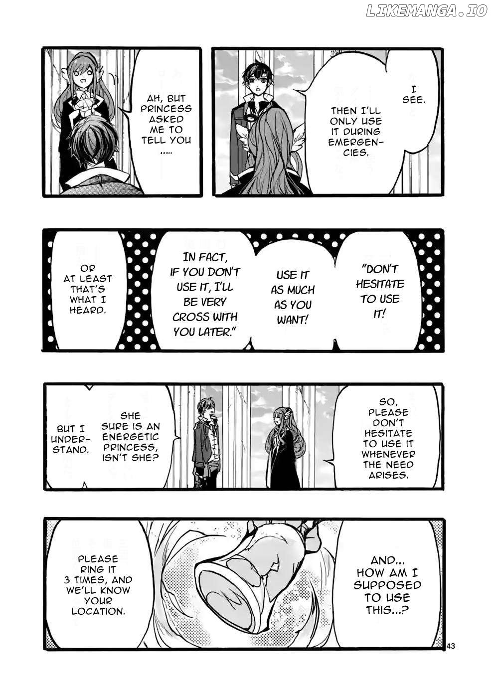 Saikyo Shoku  Kara Shokyu Shoku  Ni Nattano Ni, Naze Ka Yushatachi Kara Tayoraretemasu Chapter 44 page 43 - 