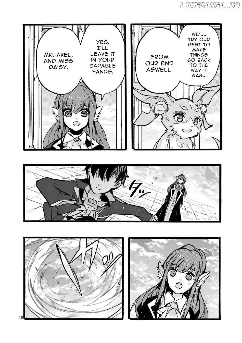 Saikyo Shoku  Kara Shokyu Shoku  Ni Nattano Ni, Naze Ka Yushatachi Kara Tayoraretemasu Chapter 44 page 48 - 