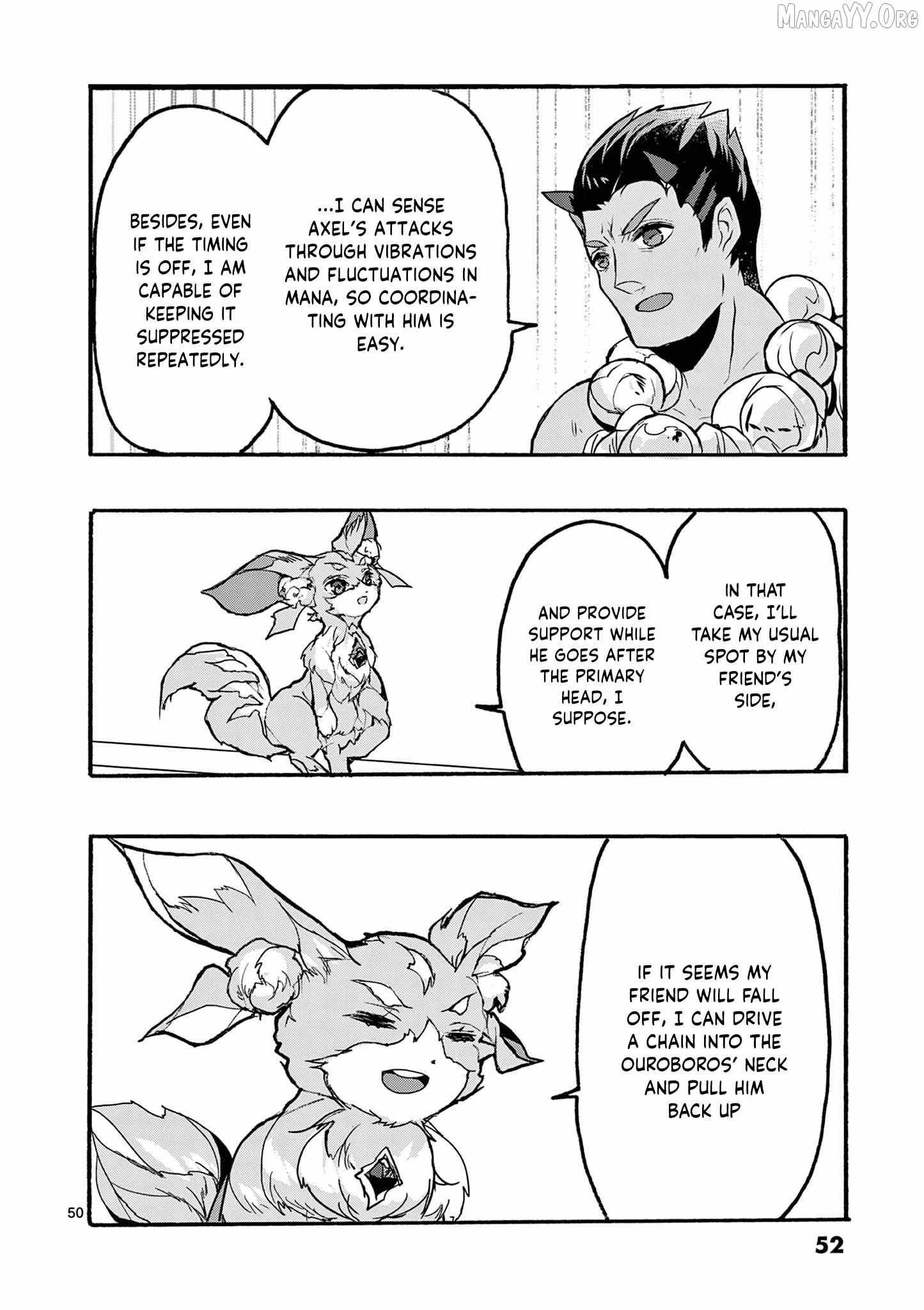 Saikyo Shoku  Kara Shokyu Shoku  Ni Nattano Ni, Naze Ka Yushatachi Kara Tayoraretemasu Chapter 45 page 54 - 