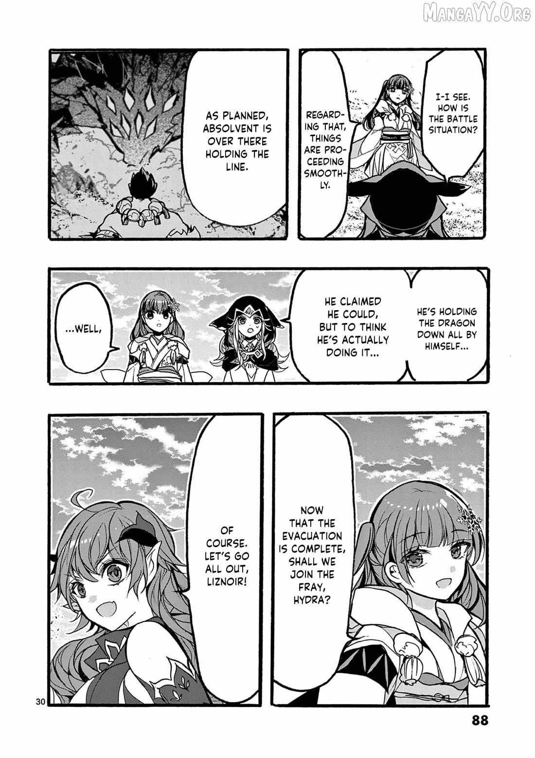 Saikyo Shoku  Kara Shokyu Shoku  Ni Nattano Ni, Naze Ka Yushatachi Kara Tayoraretemasu Chapter 46 page 32 - 