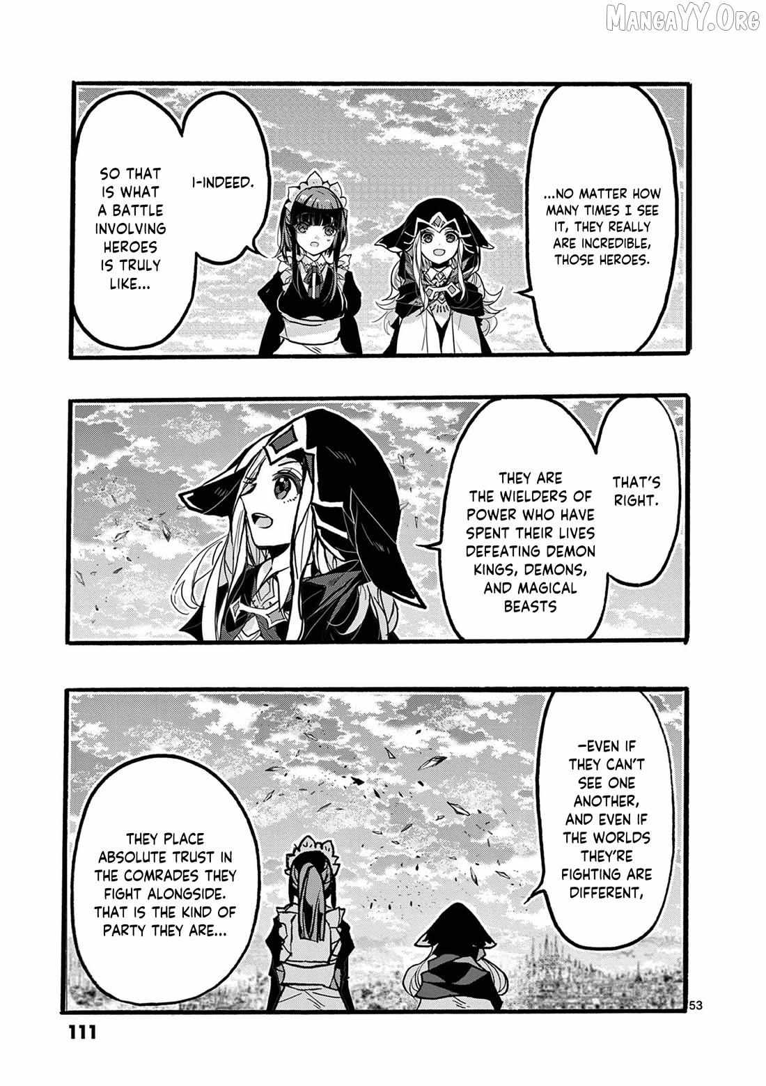 Saikyo Shoku  Kara Shokyu Shoku  Ni Nattano Ni, Naze Ka Yushatachi Kara Tayoraretemasu Chapter 46 page 54 - 