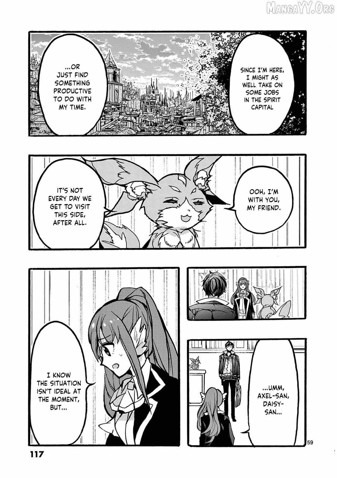 Saikyo Shoku  Kara Shokyu Shoku  Ni Nattano Ni, Naze Ka Yushatachi Kara Tayoraretemasu Chapter 46 page 60 - 
