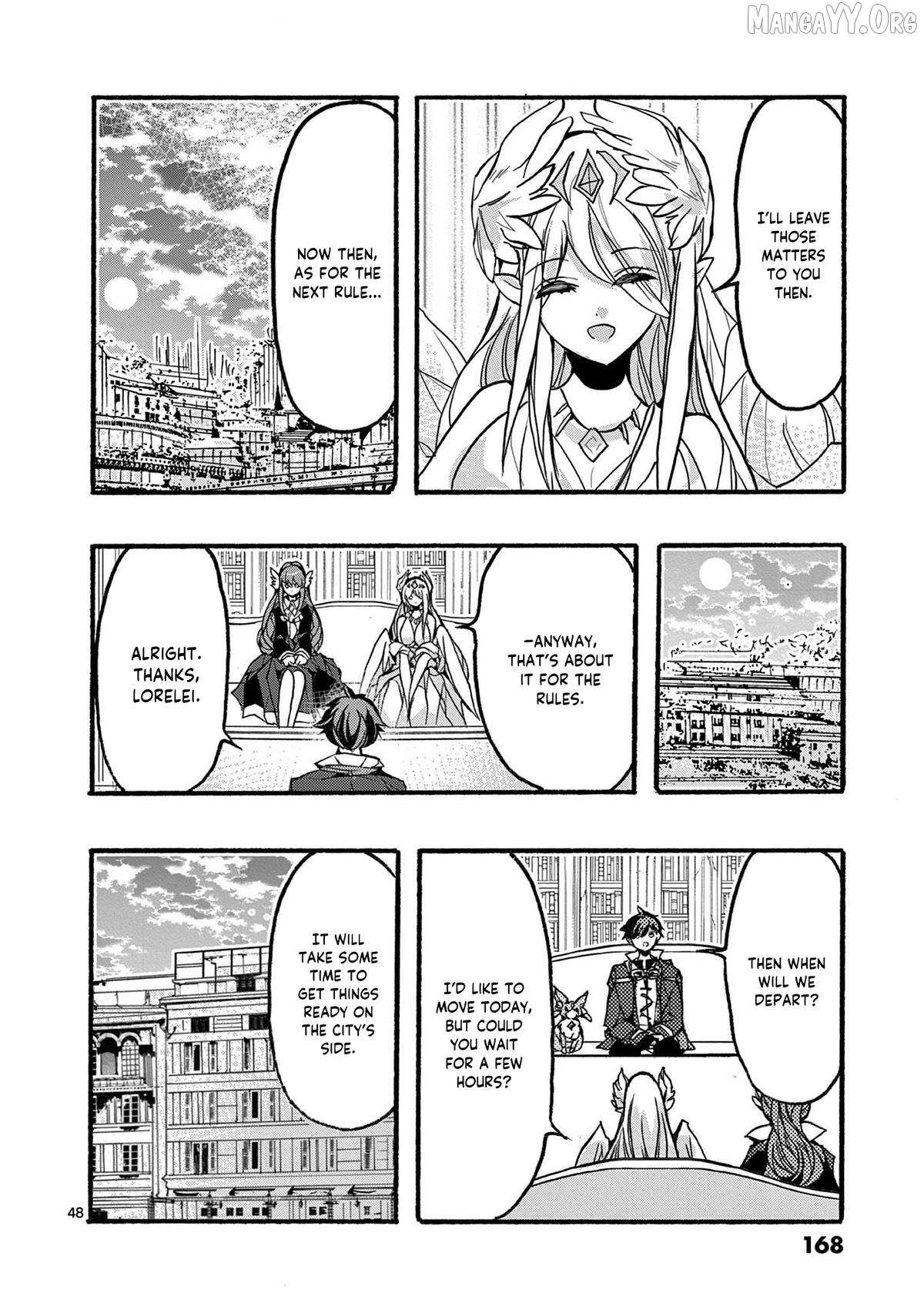 Saikyo Shoku  Kara Shokyu Shoku  Ni Nattano Ni, Naze Ka Yushatachi Kara Tayoraretemasu Chapter 47 page 49 - 