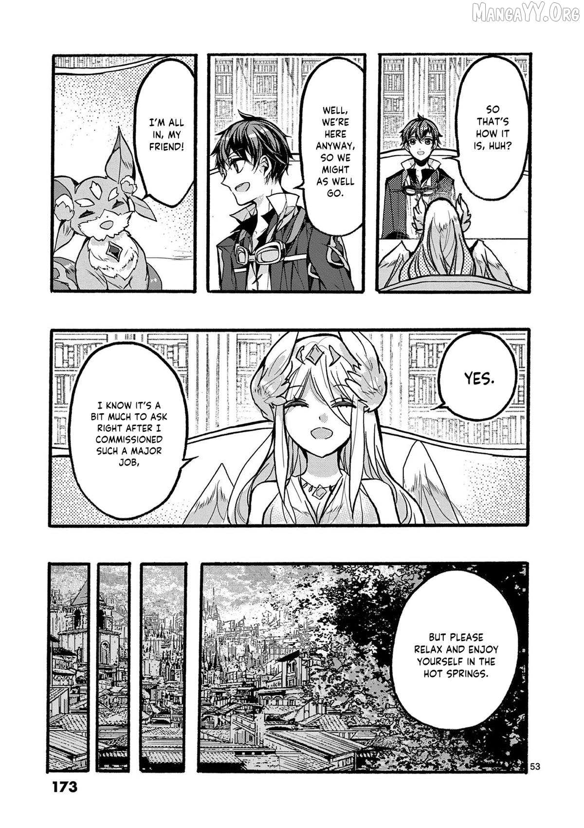 Saikyo Shoku  Kara Shokyu Shoku  Ni Nattano Ni, Naze Ka Yushatachi Kara Tayoraretemasu Chapter 47 page 54 - 