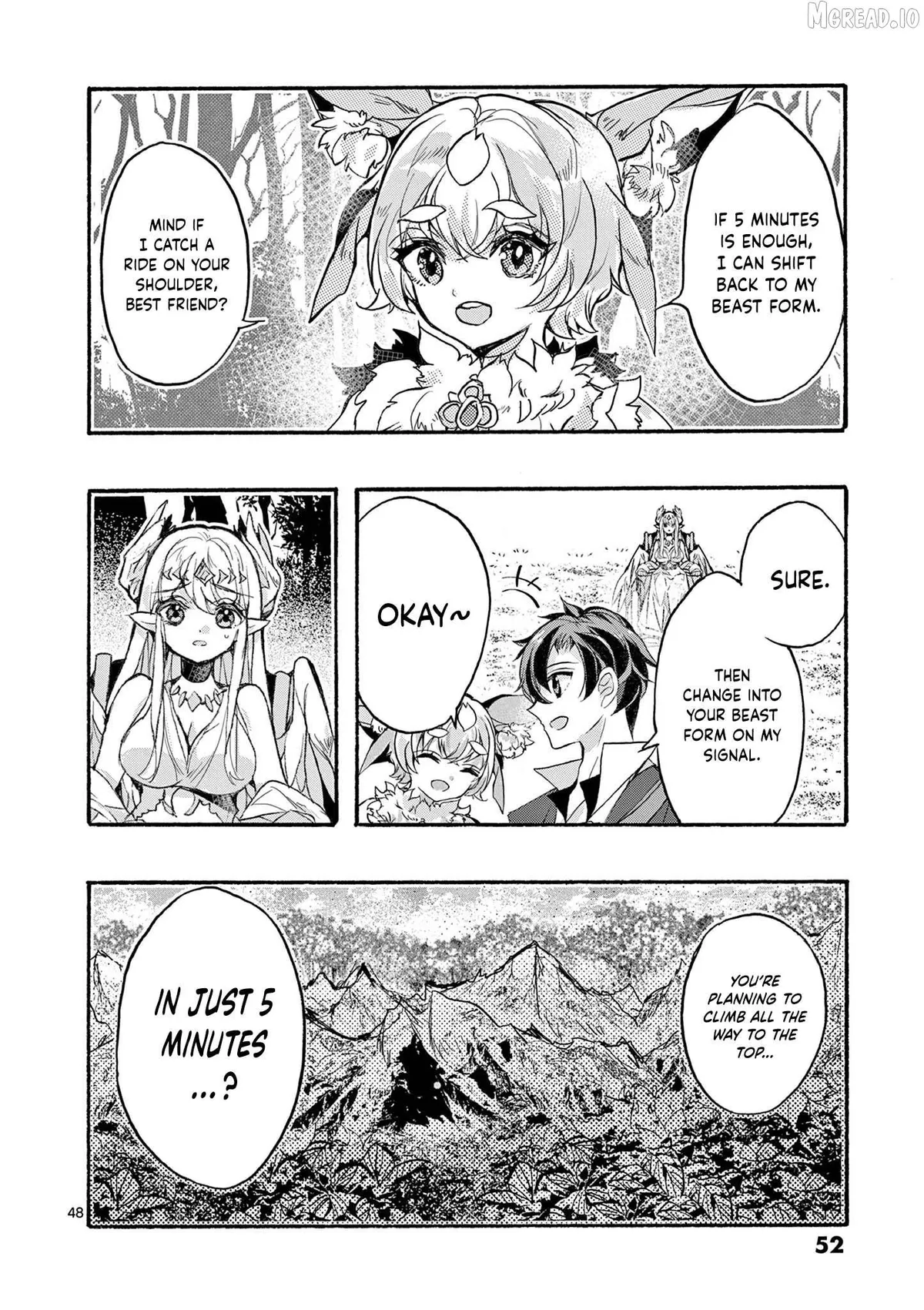 Saikyo Shoku  Kara Shokyu Shoku  Ni Nattano Ni, Naze Ka Yushatachi Kara Tayoraretemasu Chapter 48 page 52 - 
