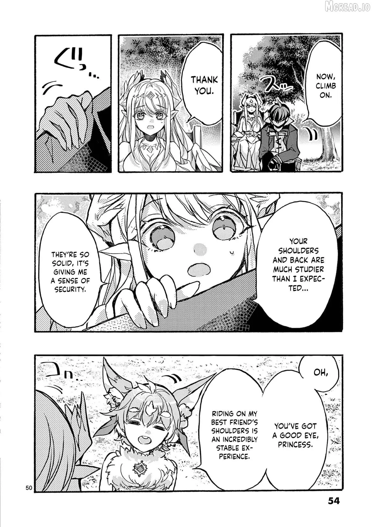 Saikyo Shoku  Kara Shokyu Shoku  Ni Nattano Ni, Naze Ka Yushatachi Kara Tayoraretemasu Chapter 48 page 54 - 