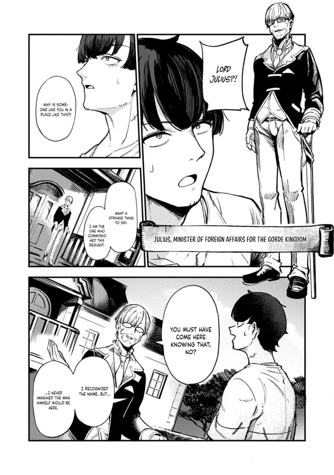 Saikyou Kyuutei Shinanyaku no Ossan, Tsuihousareta Hekichi de Musou Suru: Maboroshi to Natta Shuzoku no Bishoujo-tachi wo Sodatete Henkyou wo Kaitaku Chapter 1.1 page 13 - 
