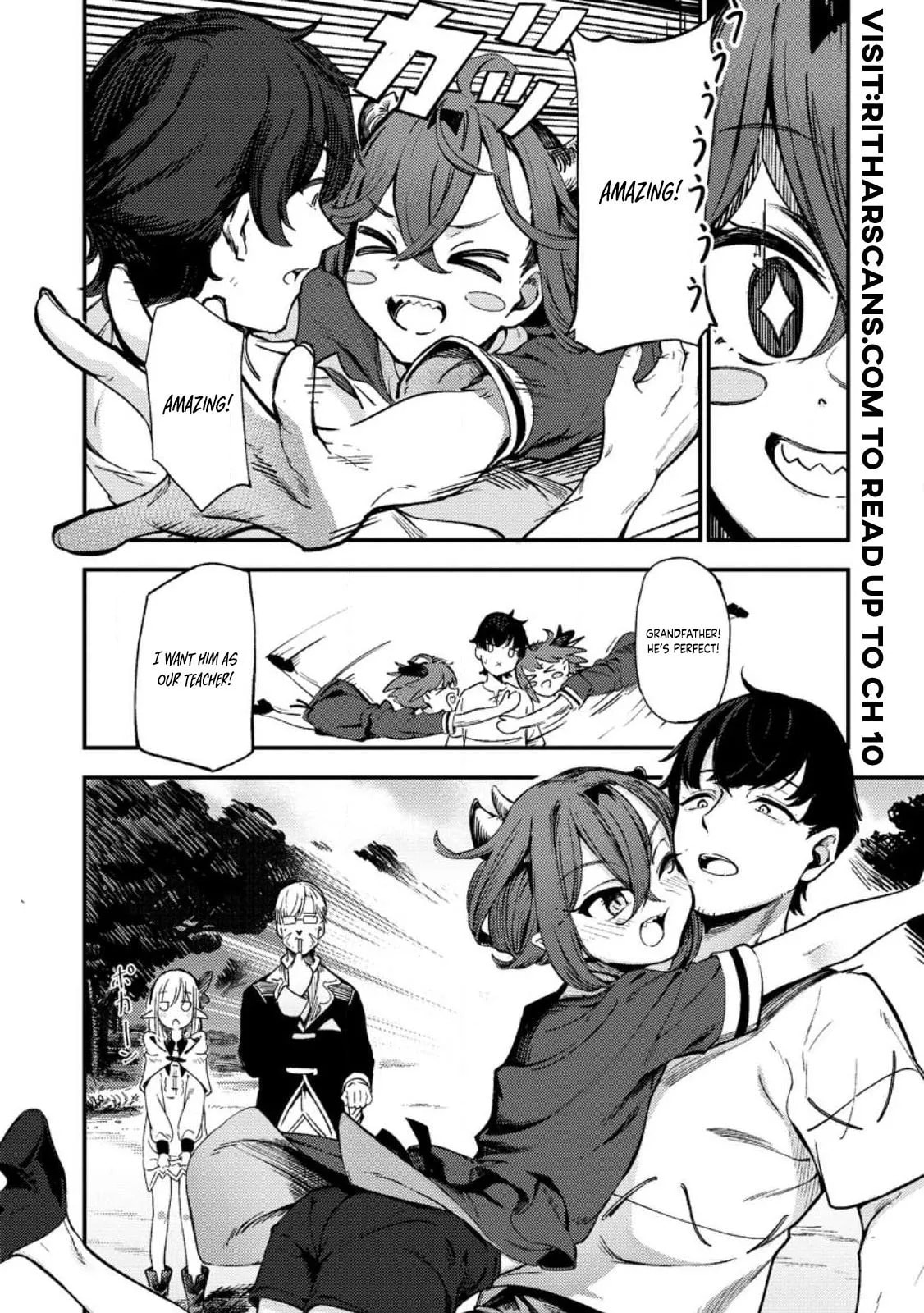 Saikyou Kyuutei Shinanyaku no Ossan, Tsuihousareta Hekichi de Musou Suru: Maboroshi to Natta Shuzoku no Bishoujo-tachi wo Sodatete Henkyou wo Kaitaku Chapter 1.1 page 29 - 