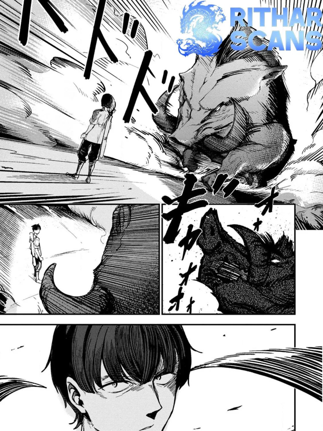 Saikyou Kyuutei Shinanyaku no Ossan, Tsuihousareta Hekichi de Musou Suru: Maboroshi to Natta Shuzoku no Bishoujo-tachi wo Sodatete Henkyou wo Kaitaku Chapter 1 page 1 - 