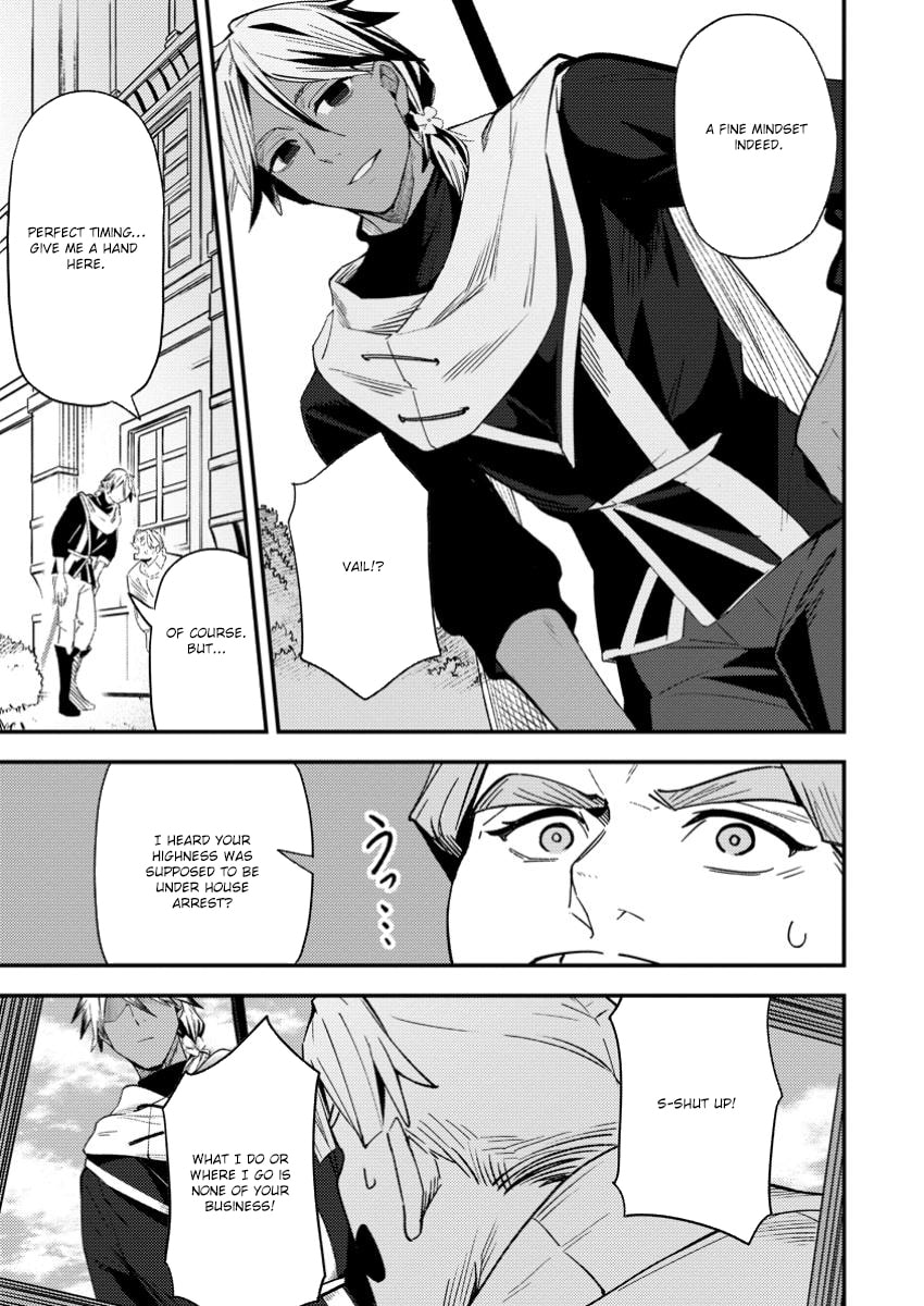 Saikyou Kyuutei Shinanyaku no Ossan, Tsuihousareta Hekichi de Musou Suru: Maboroshi to Natta Shuzoku no Bishoujo-tachi wo Sodatete Henkyou wo Kaitaku Chapter 10.1 page 5 - 
