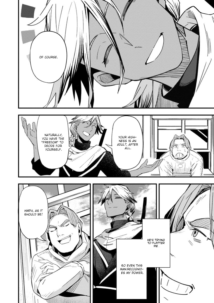 Saikyou Kyuutei Shinanyaku no Ossan, Tsuihousareta Hekichi de Musou Suru: Maboroshi to Natta Shuzoku no Bishoujo-tachi wo Sodatete Henkyou wo Kaitaku Chapter 10.1 page 6 - 