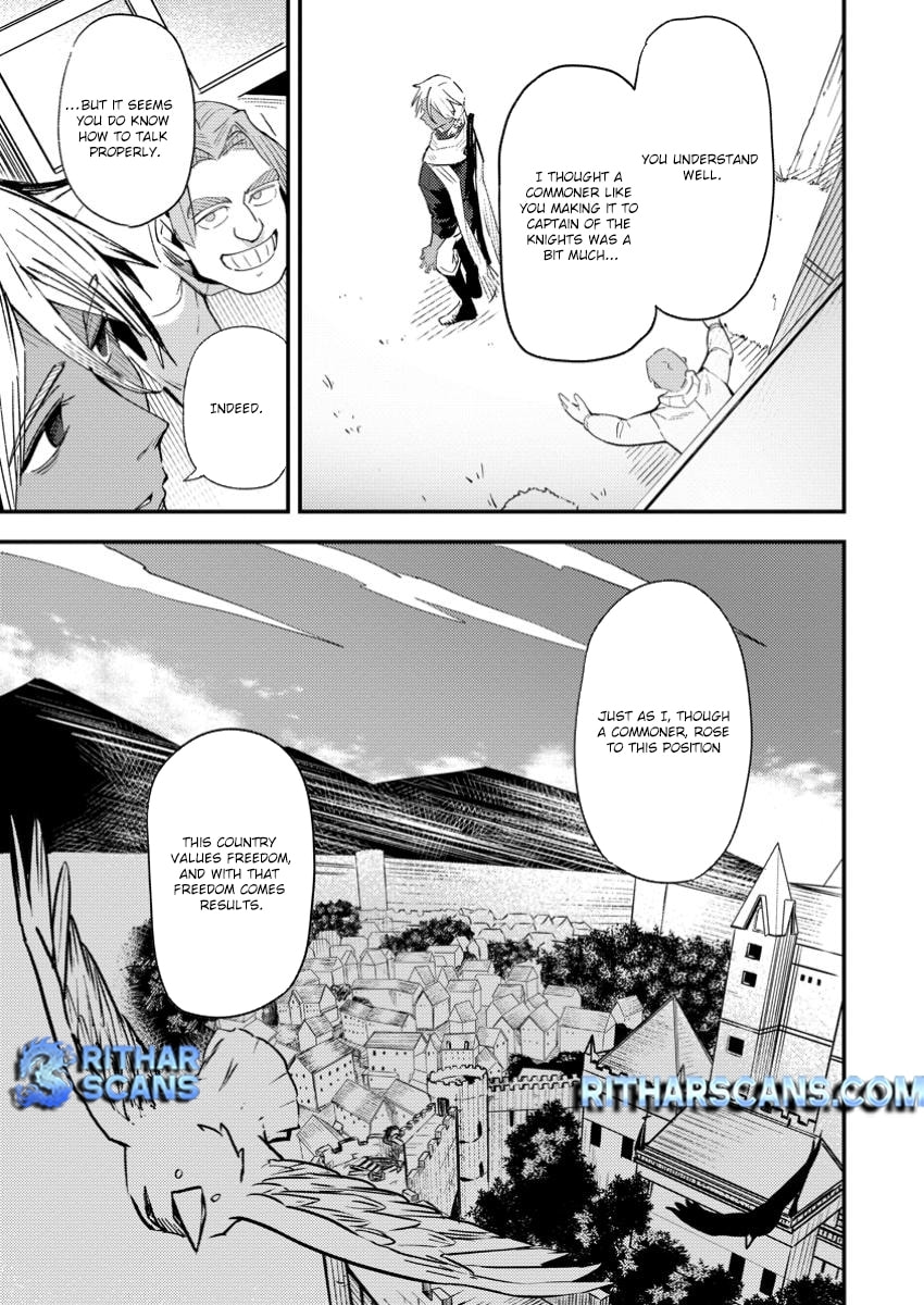 Saikyou Kyuutei Shinanyaku no Ossan, Tsuihousareta Hekichi de Musou Suru: Maboroshi to Natta Shuzoku no Bishoujo-tachi wo Sodatete Henkyou wo Kaitaku Chapter 10.1 page 7 - 