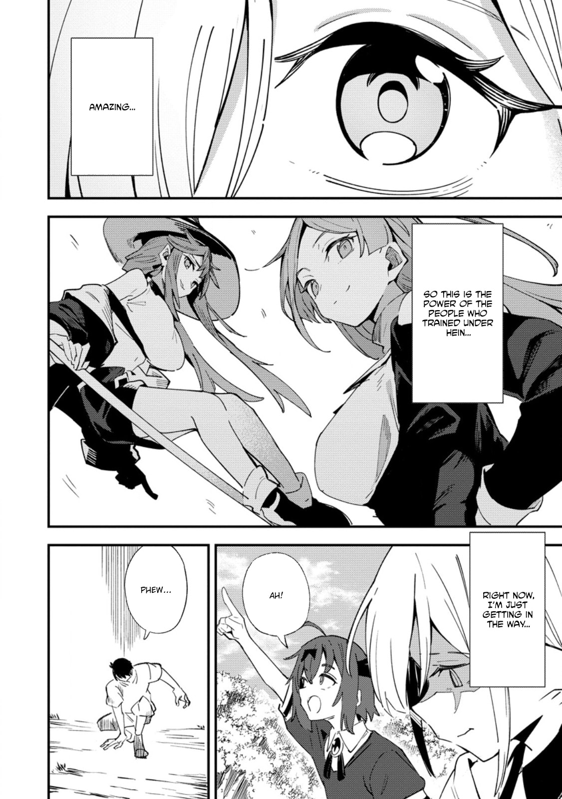 Saikyou Kyuutei Shinanyaku no Ossan, Tsuihousareta Hekichi de Musou Suru: Maboroshi to Natta Shuzoku no Bishoujo-tachi wo Sodatete Henkyou wo Kaitaku Chapter 11.3 page 2 - 