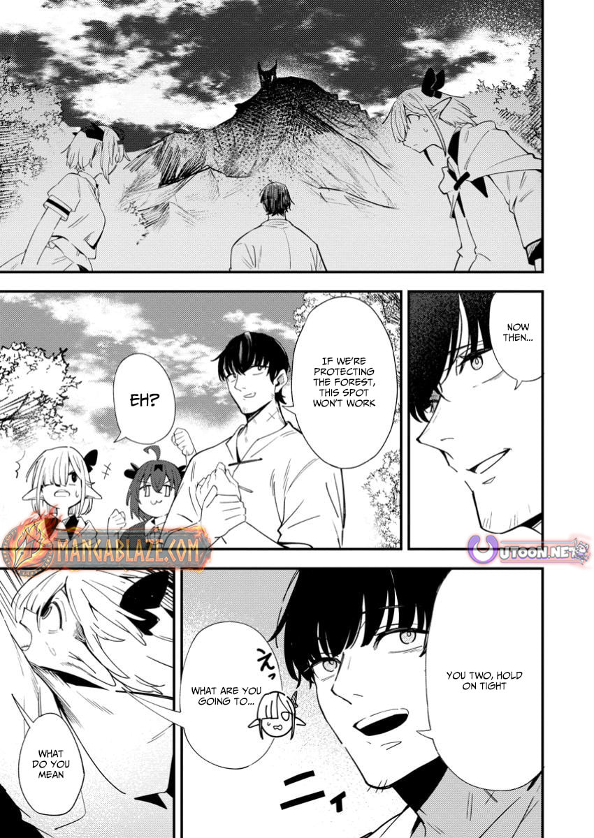 Saikyou Kyuutei Shinanyaku no Ossan, Tsuihousareta Hekichi de Musou Suru: Maboroshi to Natta Shuzoku no Bishoujo-tachi wo Sodatete Henkyou wo Kaitaku Chapter 11 page 2 - 