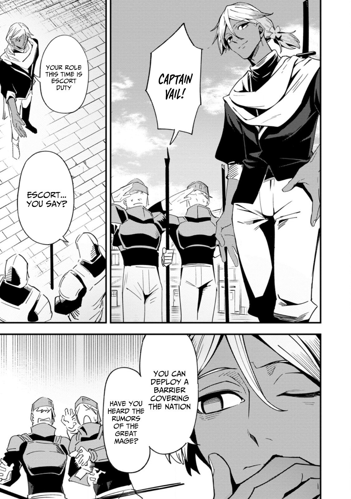 Saikyou Kyuutei Shinanyaku no Ossan, Tsuihousareta Hekichi de Musou Suru: Maboroshi to Natta Shuzoku no Bishoujo-tachi wo Sodatete Henkyou wo Kaitaku Chapter 12 page 28 - 