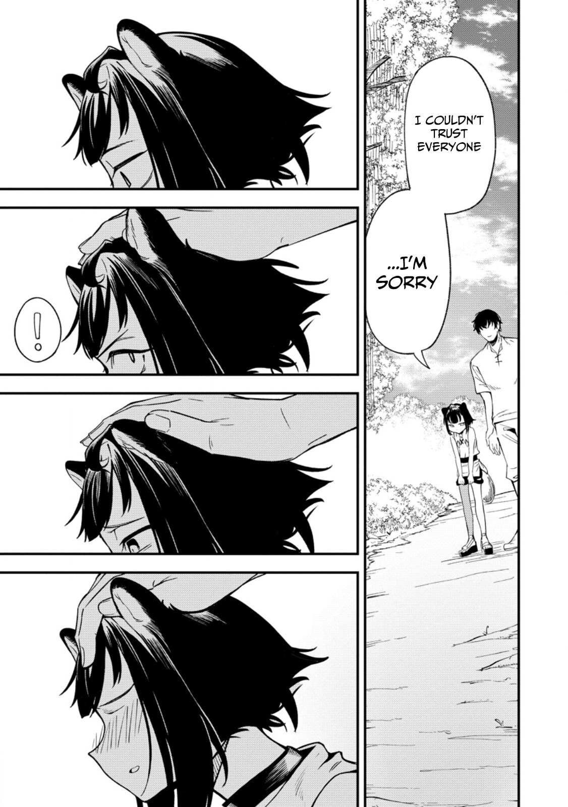 Saikyou Kyuutei Shinanyaku no Ossan, Tsuihousareta Hekichi de Musou Suru: Maboroshi to Natta Shuzoku no Bishoujo-tachi wo Sodatete Henkyou wo Kaitaku Chapter 13 page 12 - 