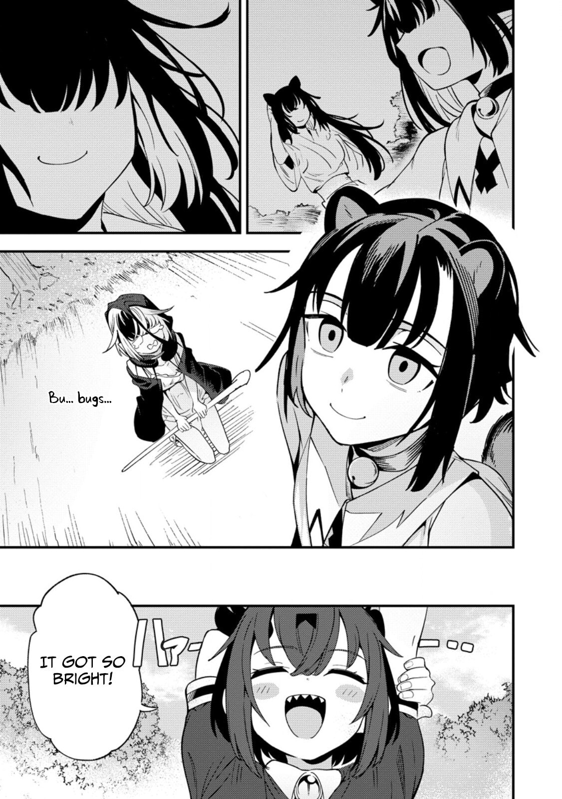 Saikyou Kyuutei Shinanyaku no Ossan, Tsuihousareta Hekichi de Musou Suru: Maboroshi to Natta Shuzoku no Bishoujo-tachi wo Sodatete Henkyou wo Kaitaku Chapter 13 page 28 - 