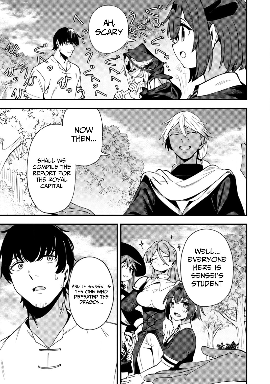 Saikyou Kyuutei Shinanyaku no Ossan, Tsuihousareta Hekichi de Musou Suru: Maboroshi to Natta Shuzoku no Bishoujo-tachi wo Sodatete Henkyou wo Kaitaku Chapter 13 page 30 - 