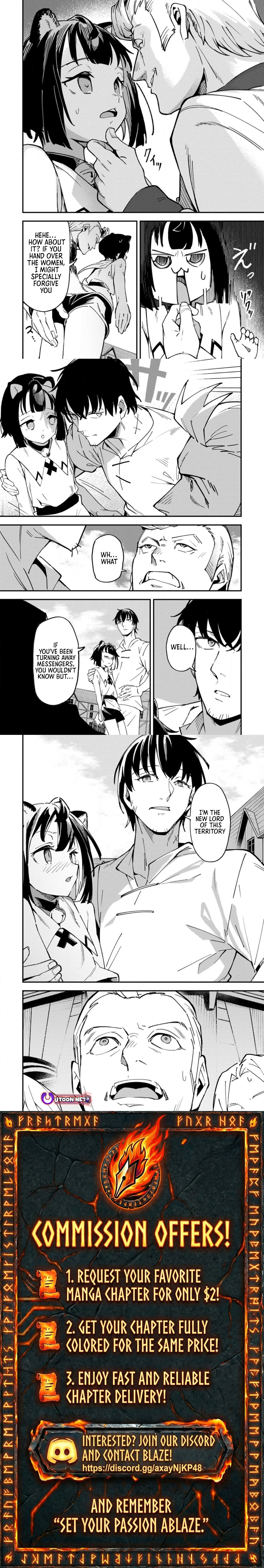 Saikyou Kyuutei Shinanyaku no Ossan, Tsuihousareta Hekichi de Musou Suru: Maboroshi to Natta Shuzoku no Bishoujo-tachi wo Sodatete Henkyou wo Kaitaku Chapter 16.3 page 3 - 