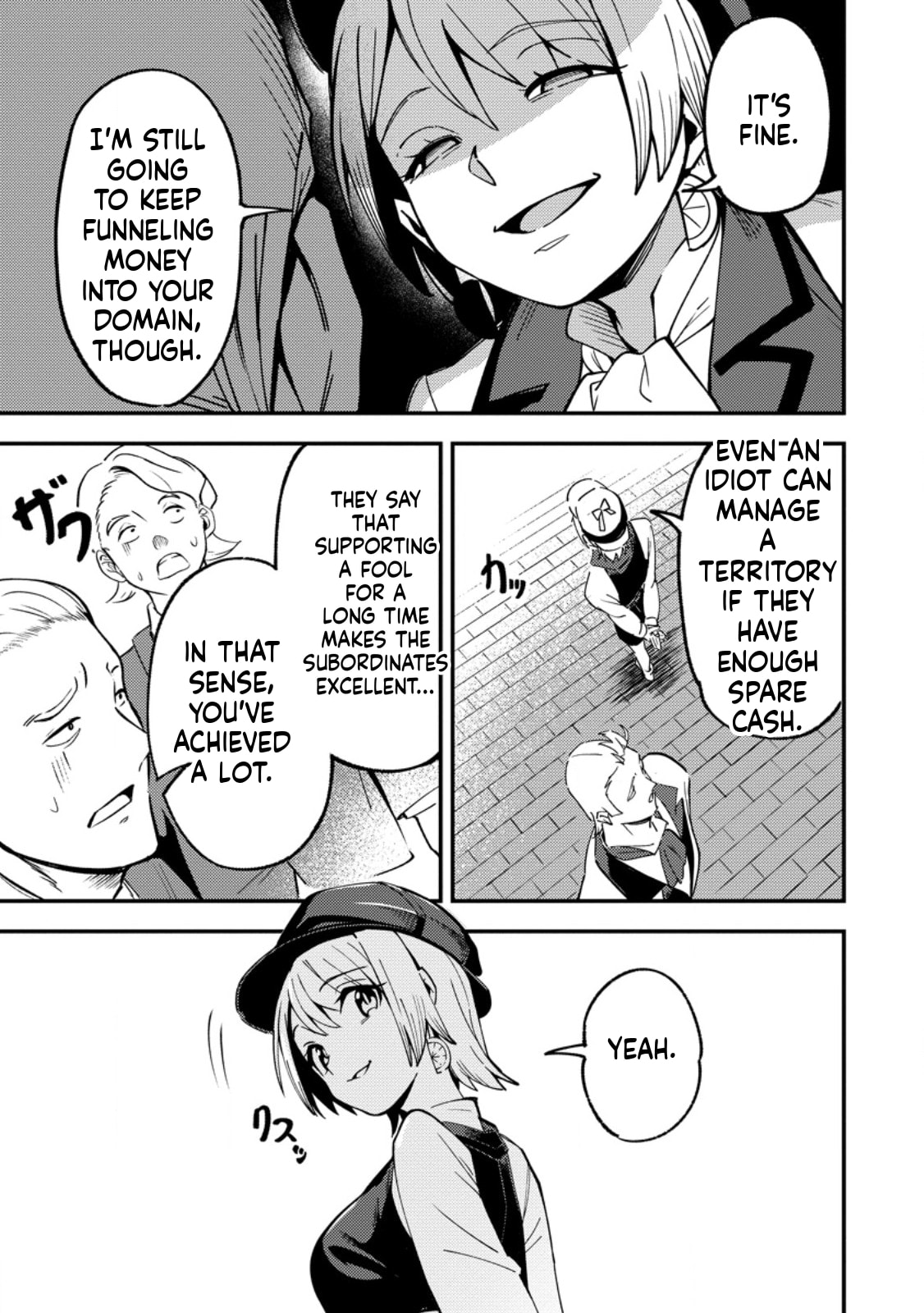 Saikyou Kyuutei Shinanyaku no Ossan, Tsuihousareta Hekichi de Musou Suru: Maboroshi to Natta Shuzoku no Bishoujo-tachi wo Sodatete Henkyou wo Kaitaku Chapter 17 page 22 - 
