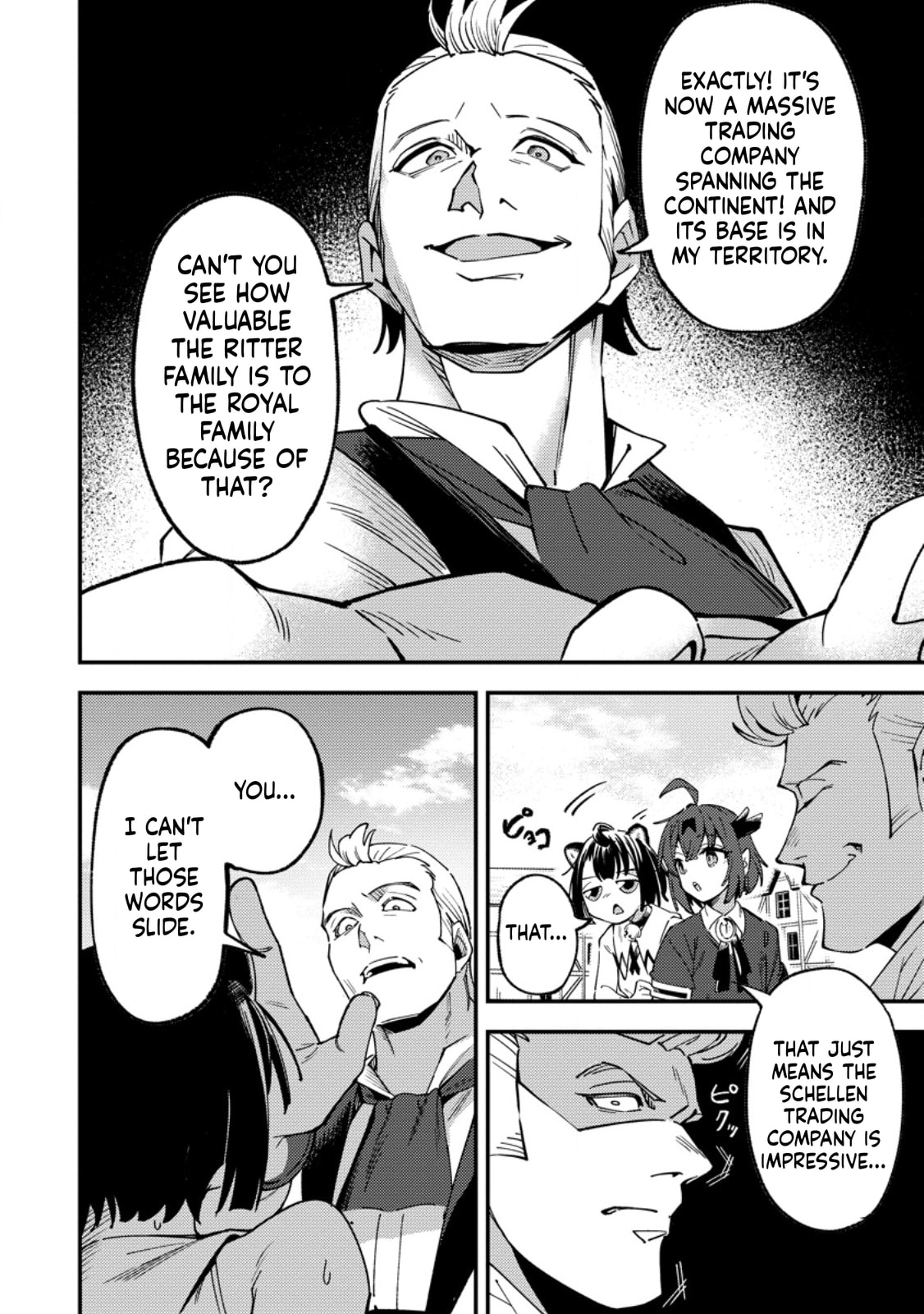 Saikyou Kyuutei Shinanyaku no Ossan, Tsuihousareta Hekichi de Musou Suru: Maboroshi to Natta Shuzoku no Bishoujo-tachi wo Sodatete Henkyou wo Kaitaku Chapter 17 page 9 - 