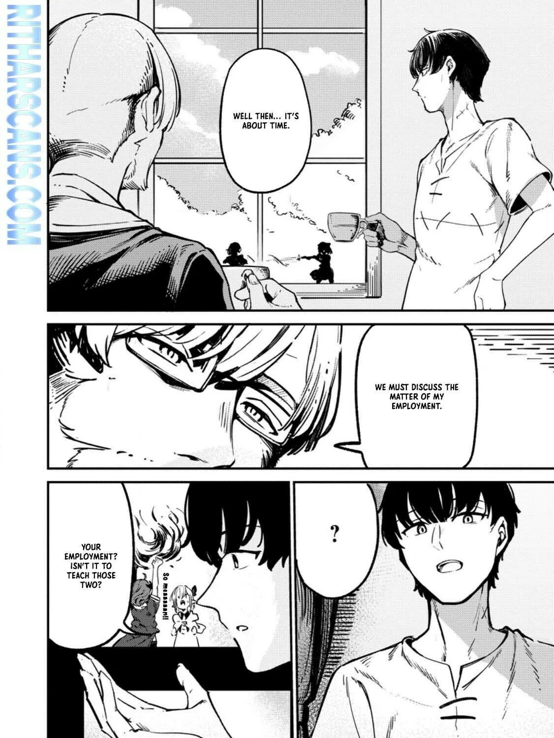 Saikyou Kyuutei Shinanyaku no Ossan, Tsuihousareta Hekichi de Musou Suru: Maboroshi to Natta Shuzoku no Bishoujo-tachi wo Sodatete Henkyou wo Kaitaku Chapter 2.1 page 3 - 