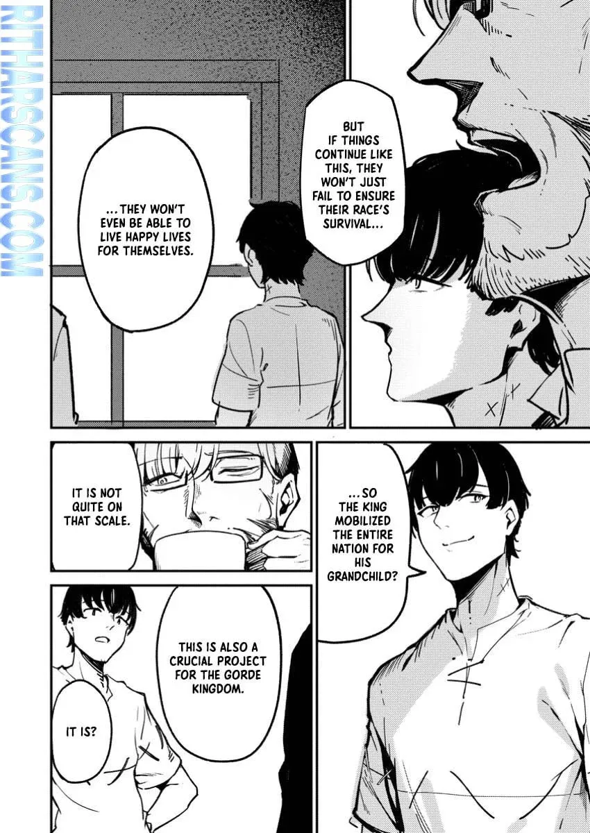 Saikyou Kyuutei Shinanyaku no Ossan, Tsuihousareta Hekichi de Musou Suru: Maboroshi to Natta Shuzoku no Bishoujo-tachi wo Sodatete Henkyou wo Kaitaku Chapter 2.3 page 4 - 
