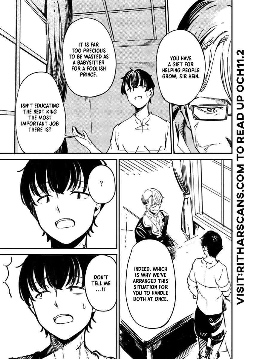 Saikyou Kyuutei Shinanyaku no Ossan, Tsuihousareta Hekichi de Musou Suru: Maboroshi to Natta Shuzoku no Bishoujo-tachi wo Sodatete Henkyou wo Kaitaku Chapter 2.3 page 7 - 