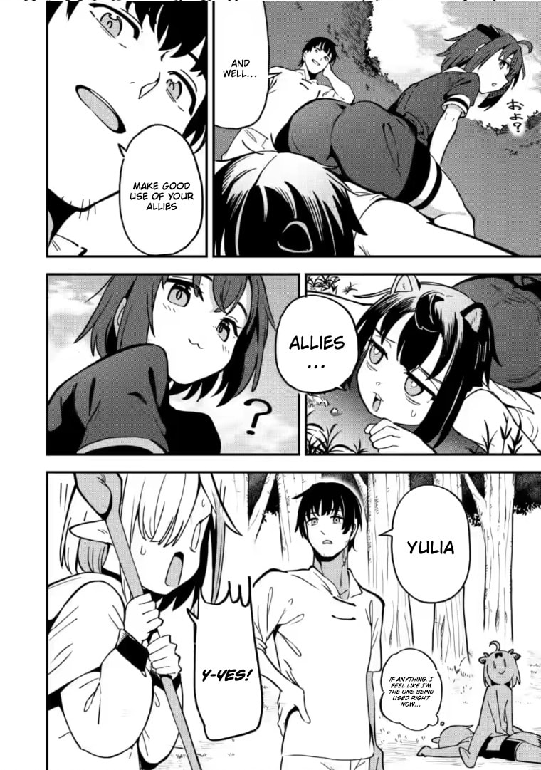 Saikyou Kyuutei Shinanyaku no Ossan, Tsuihousareta Hekichi de Musou Suru: Maboroshi to Natta Shuzoku no Bishoujo-tachi wo Sodatete Henkyou wo Kaitaku Chapter 20 page 22 - 