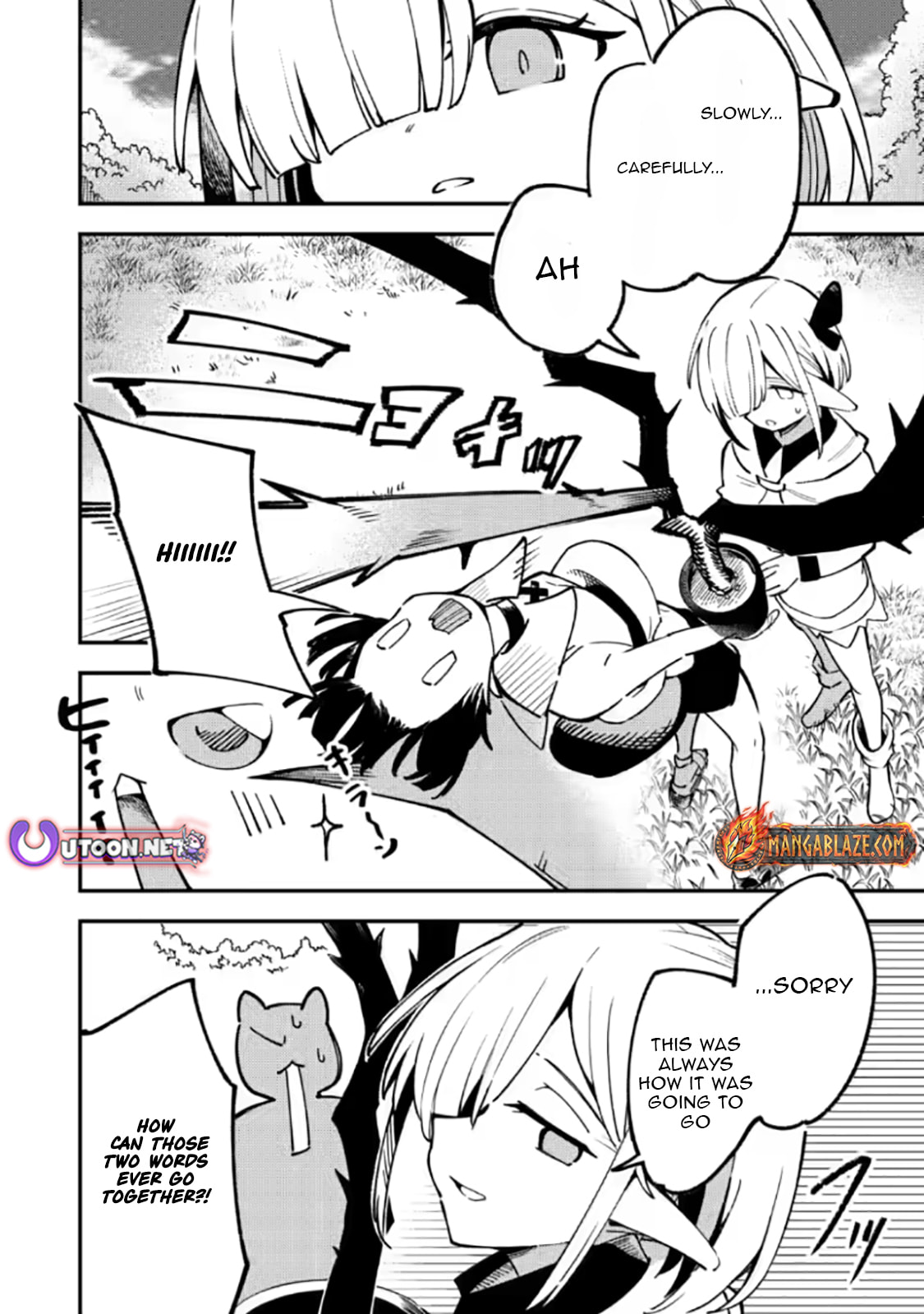 Saikyou Kyuutei Shinanyaku no Ossan, Tsuihousareta Hekichi de Musou Suru: Maboroshi to Natta Shuzoku no Bishoujo-tachi wo Sodatete Henkyou wo Kaitaku Chapter 21.2 page 3 - 