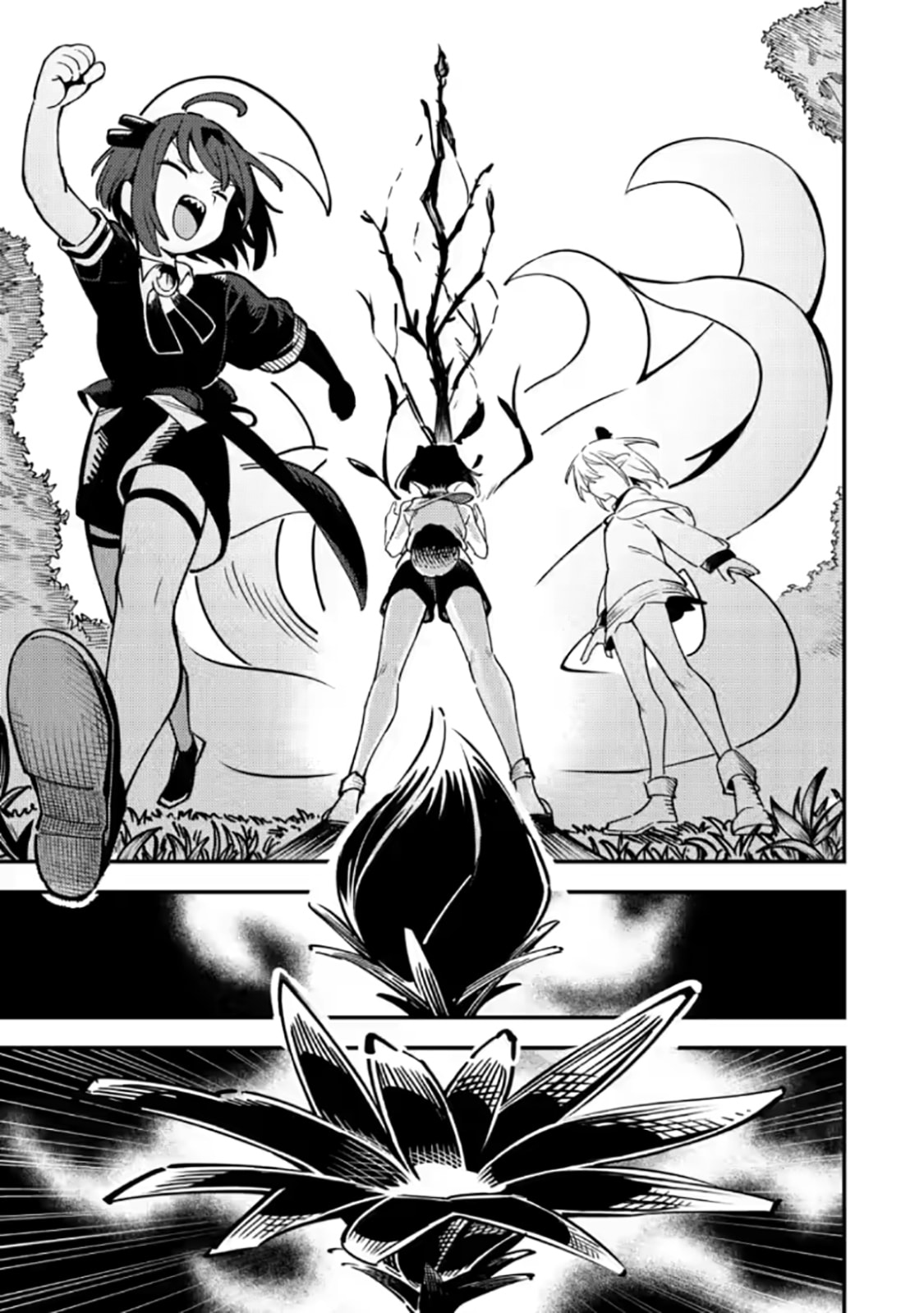 Saikyou Kyuutei Shinanyaku no Ossan, Tsuihousareta Hekichi de Musou Suru: Maboroshi to Natta Shuzoku no Bishoujo-tachi wo Sodatete Henkyou wo Kaitaku Chapter 21.2 page 8 - 