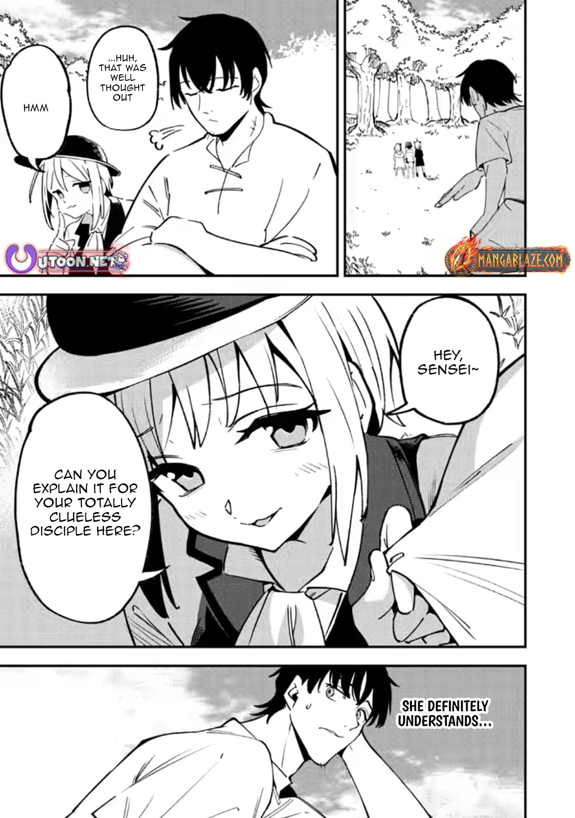 Saikyou Kyuutei Shinanyaku no Ossan, Tsuihousareta Hekichi de Musou Suru: Maboroshi to Natta Shuzoku no Bishoujo-tachi wo Sodatete Henkyou wo Kaitaku Chapter 21.3 page 6 - 