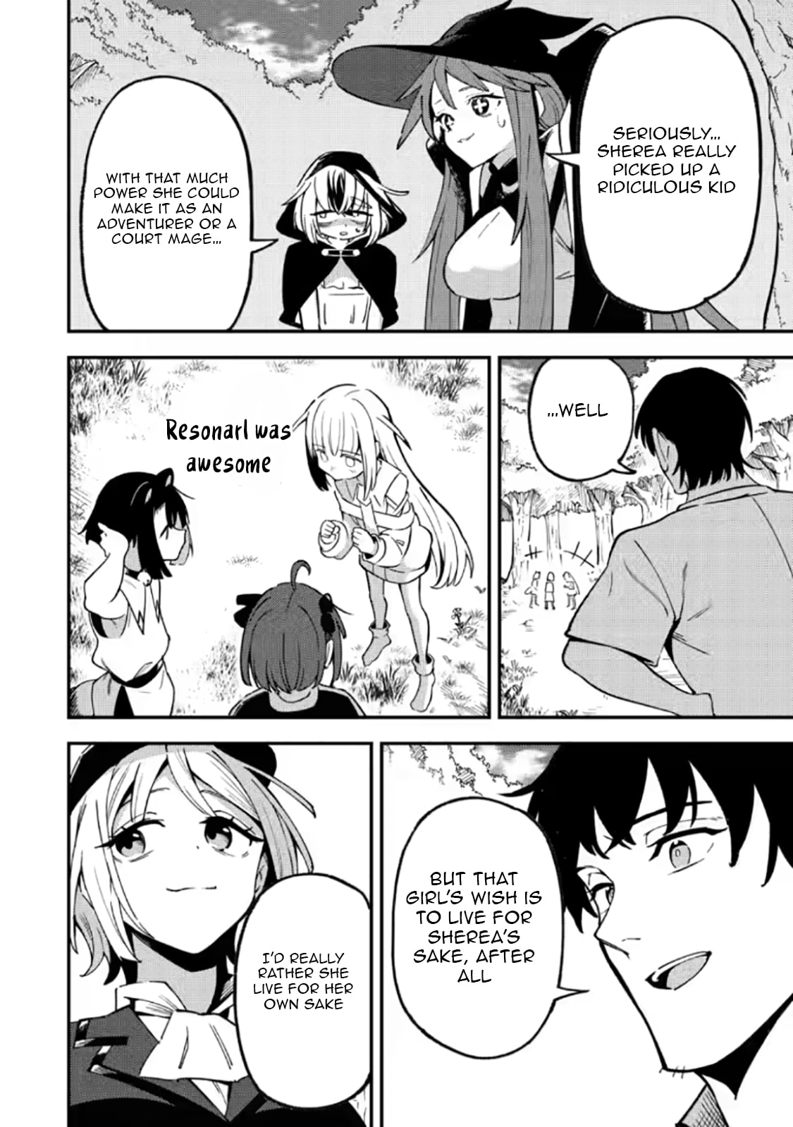 Saikyou Kyuutei Shinanyaku no Ossan, Tsuihousareta Hekichi de Musou Suru: Maboroshi to Natta Shuzoku no Bishoujo-tachi wo Sodatete Henkyou wo Kaitaku Chapter 21.3 page 9 - 