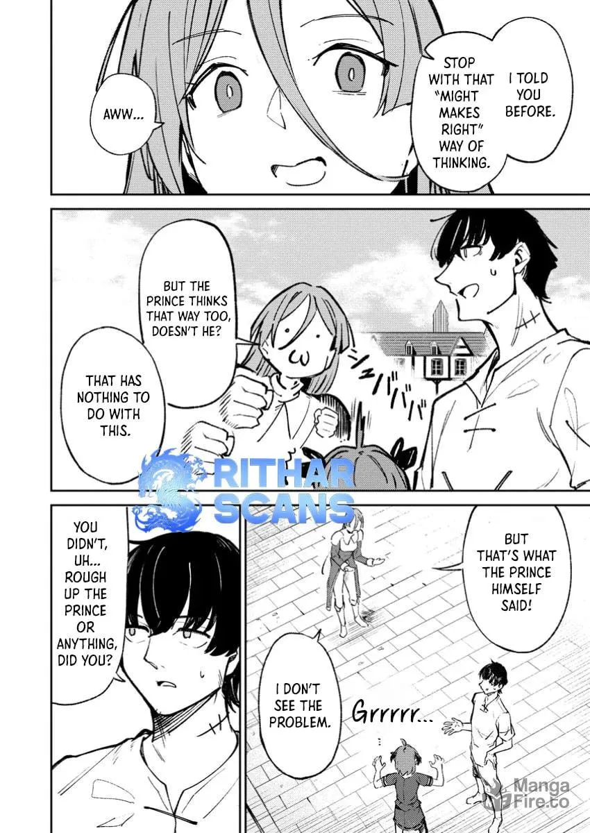 Saikyou Kyuutei Shinanyaku no Ossan, Tsuihousareta Hekichi de Musou Suru: Maboroshi to Natta Shuzoku no Bishoujo-tachi wo Sodatete Henkyou wo Kaitaku Chapter 4.2 page 5 - 