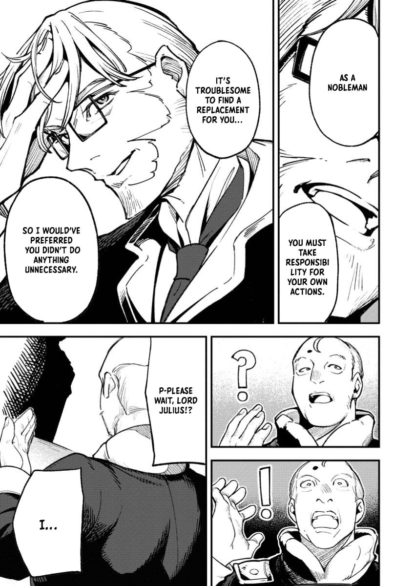 Saikyou Kyuutei Shinanyaku no Ossan, Tsuihousareta Hekichi de Musou Suru: Maboroshi to Natta Shuzoku no Bishoujo-tachi wo Sodatete Henkyou wo Kaitaku Chapter 5.1 page 7 - 
