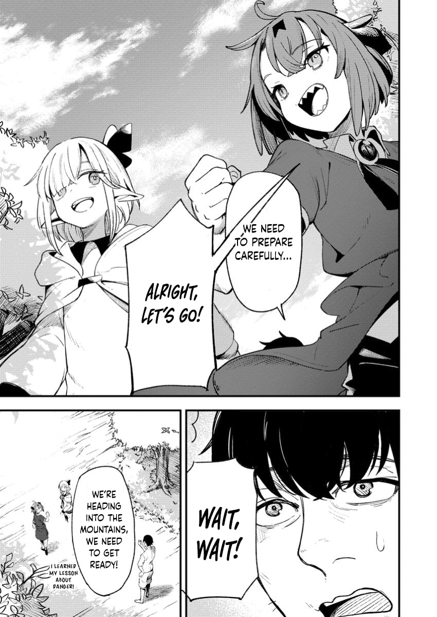 Saikyou Kyuutei Shinanyaku no Ossan, Tsuihousareta Hekichi de Musou Suru: Maboroshi to Natta Shuzoku no Bishoujo-tachi wo Sodatete Henkyou wo Kaitaku Chapter 6.3 page 3 - 