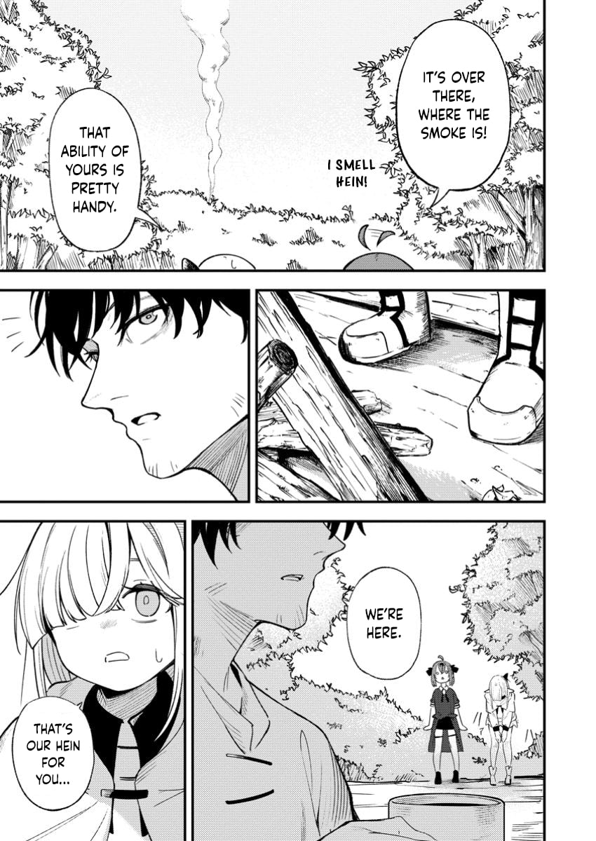 Saikyou Kyuutei Shinanyaku no Ossan, Tsuihousareta Hekichi de Musou Suru: Maboroshi to Natta Shuzoku no Bishoujo-tachi wo Sodatete Henkyou wo Kaitaku Chapter 7.1 page 3 - 