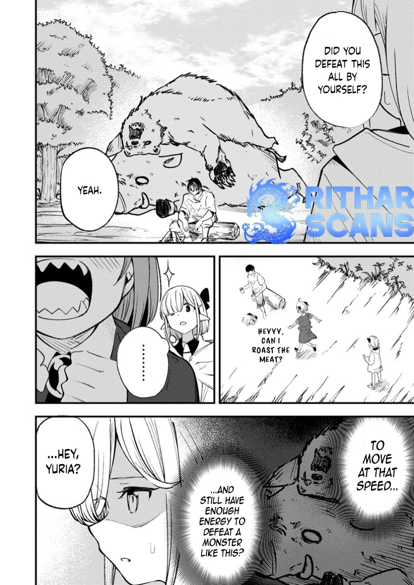 Saikyou Kyuutei Shinanyaku no Ossan, Tsuihousareta Hekichi de Musou Suru: Maboroshi to Natta Shuzoku no Bishoujo-tachi wo Sodatete Henkyou wo Kaitaku Chapter 7.1 page 4 - 