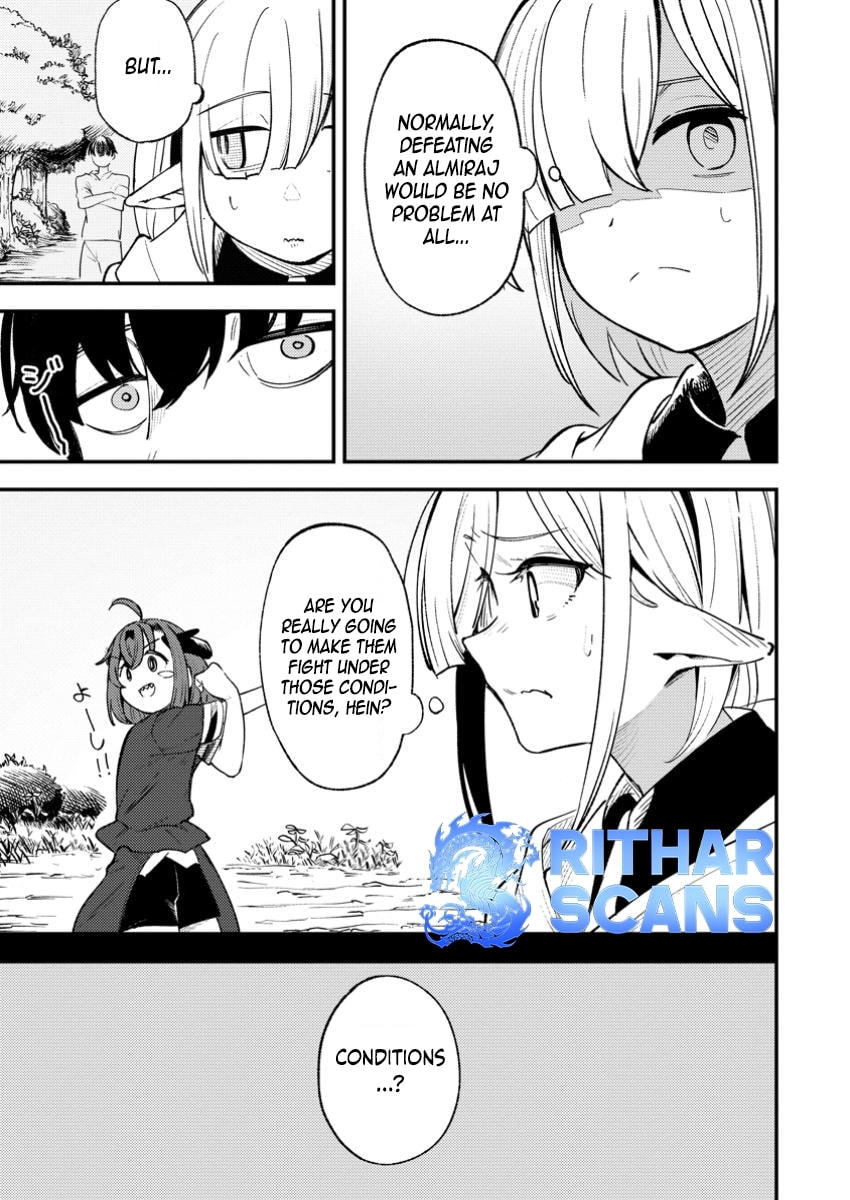 Saikyou Kyuutei Shinanyaku no Ossan, Tsuihousareta Hekichi de Musou Suru: Maboroshi to Natta Shuzoku no Bishoujo-tachi wo Sodatete Henkyou wo Kaitaku Chapter 7.2 page 1 - 