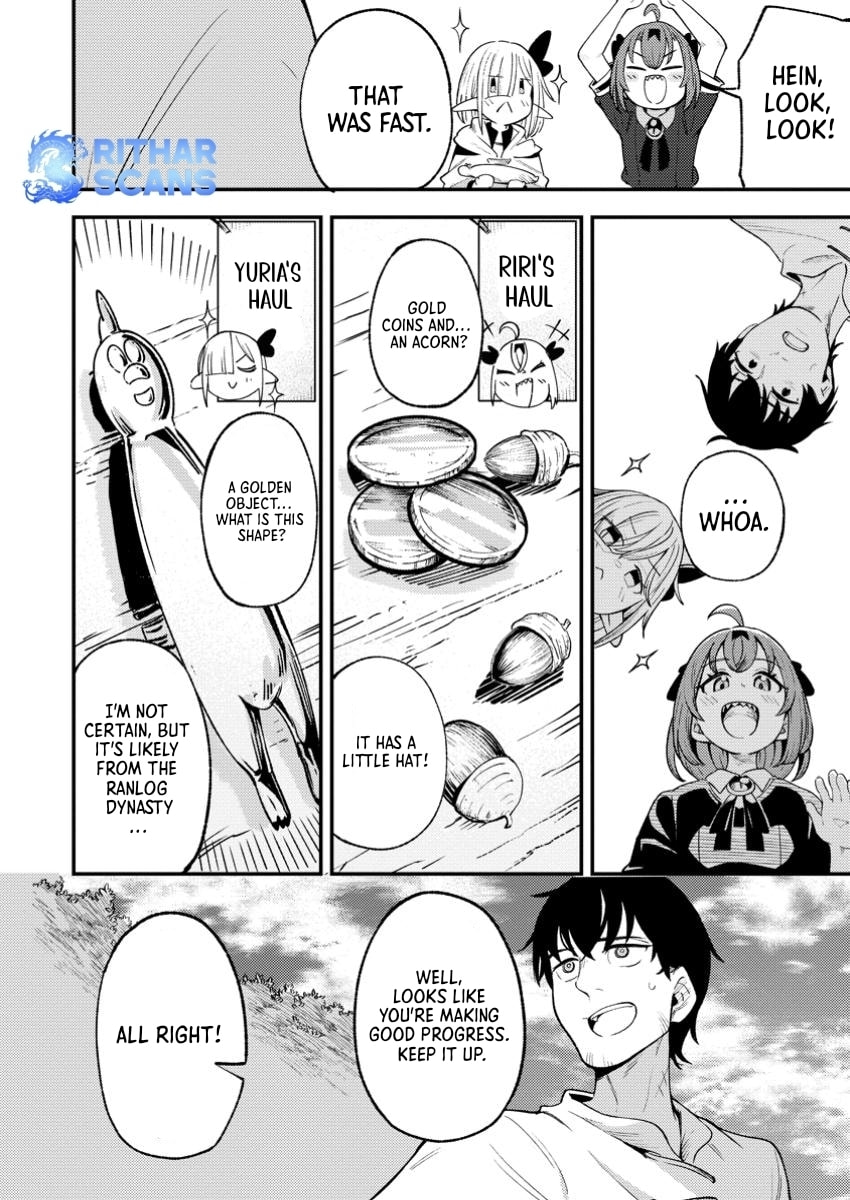 Saikyou Kyuutei Shinanyaku no Ossan, Tsuihousareta Hekichi de Musou Suru: Maboroshi to Natta Shuzoku no Bishoujo-tachi wo Sodatete Henkyou wo Kaitaku Chapter 8.1 page 6 - 