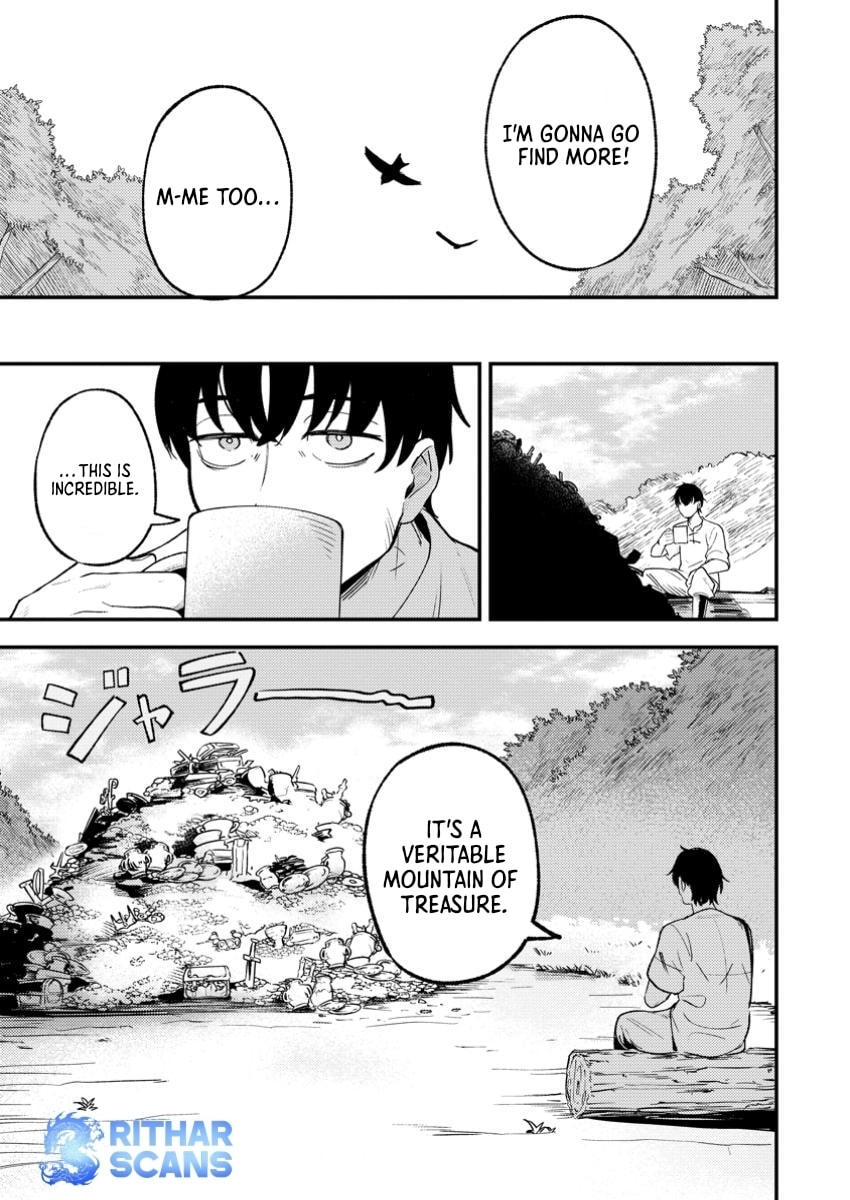 Saikyou Kyuutei Shinanyaku no Ossan, Tsuihousareta Hekichi de Musou Suru: Maboroshi to Natta Shuzoku no Bishoujo-tachi wo Sodatete Henkyou wo Kaitaku Chapter 8.1 page 7 - 